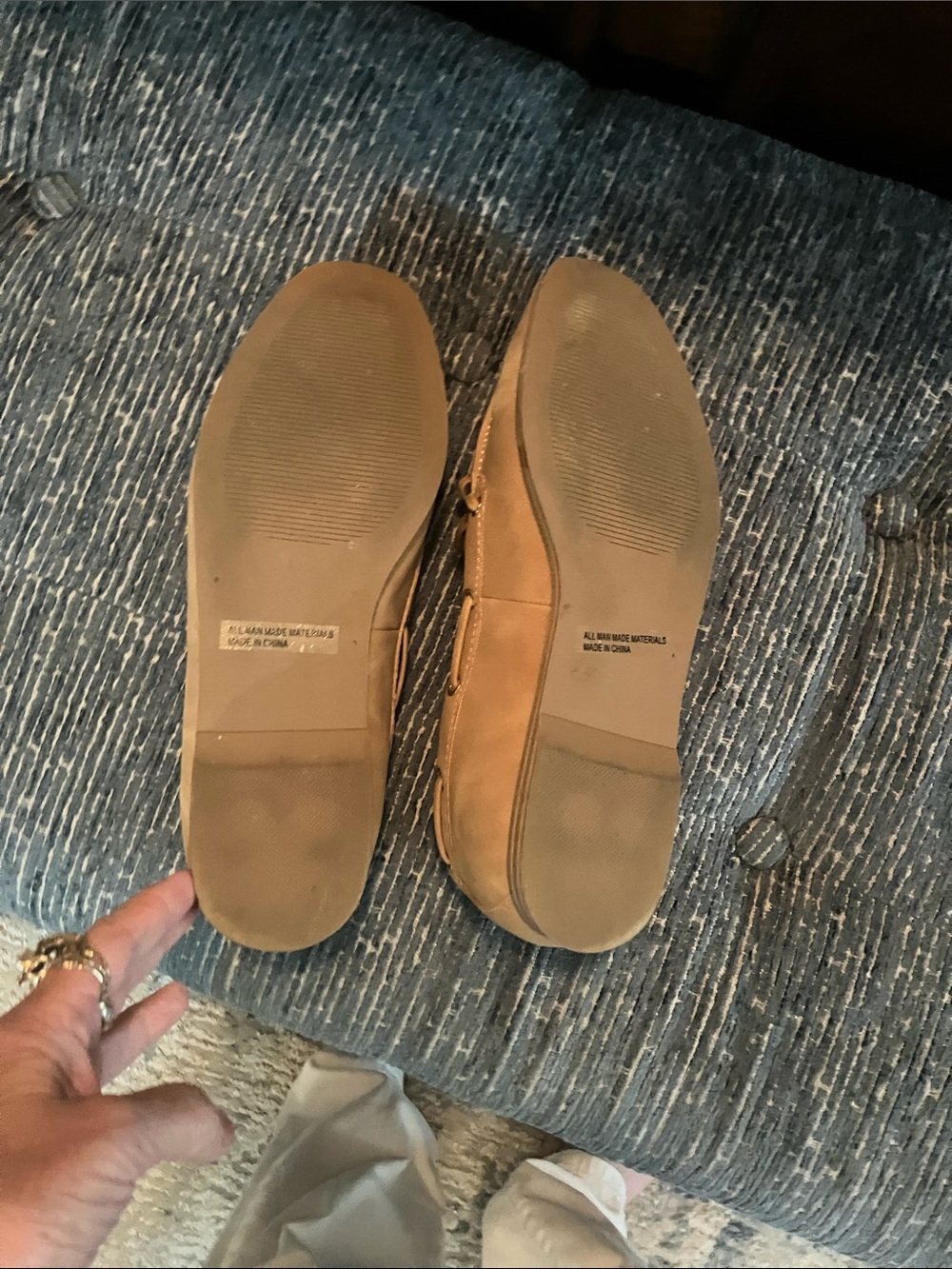 DV by Dolce Vita Tan Suede Bow Loafers for Women - Picture 2 of 4